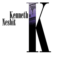 <b>Kenneth Nesbit</b>  Graphic Design  2169 W Windsor 2W  Chicago IL 60640  T 773·960·4339  F 720·294·8891